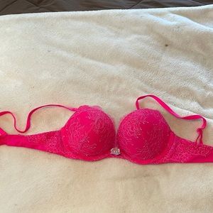 One cup size up padded. 34A
